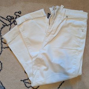 White Madewell boyfriend jean